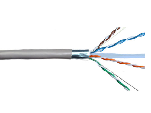 銅纜類(lèi)-六類(lèi)屏蔽雙絞線